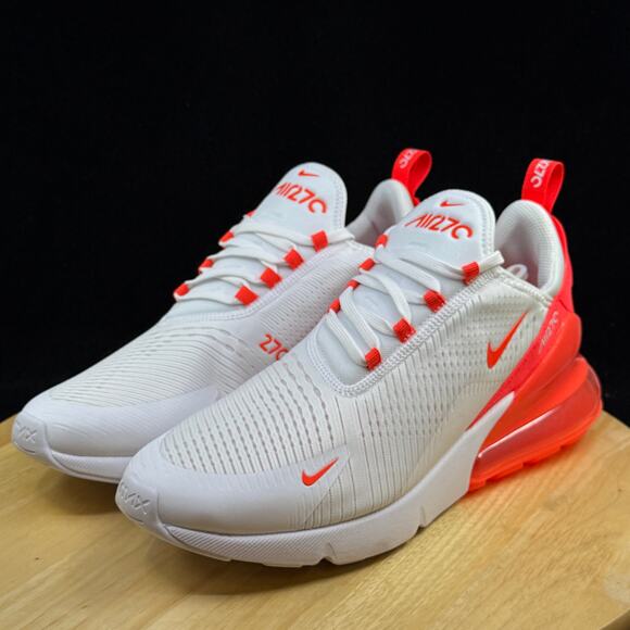 Nike Air Max 270 \'White Bright Crimson\' HJ3222-102 Size 12W/ 10.5M main image 7